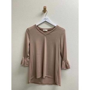Ria Fashion Top Beige Size S